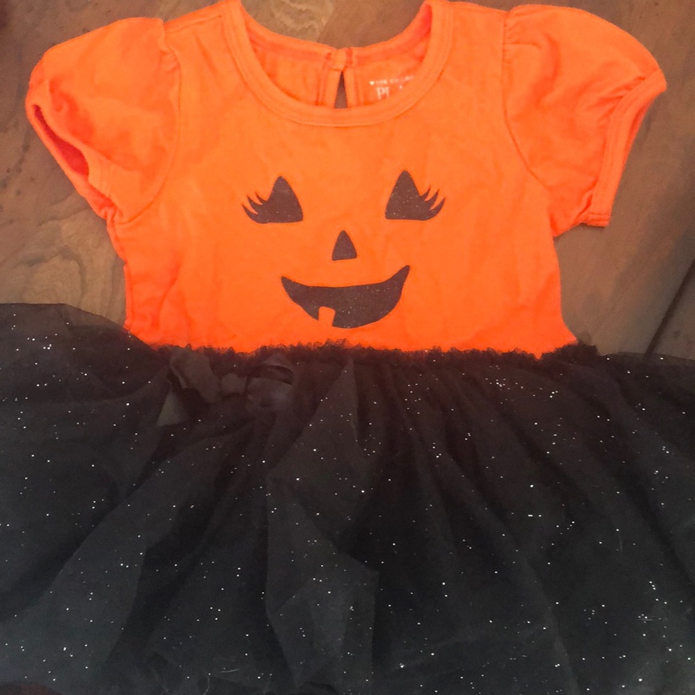 Pumpkin tutu onesie